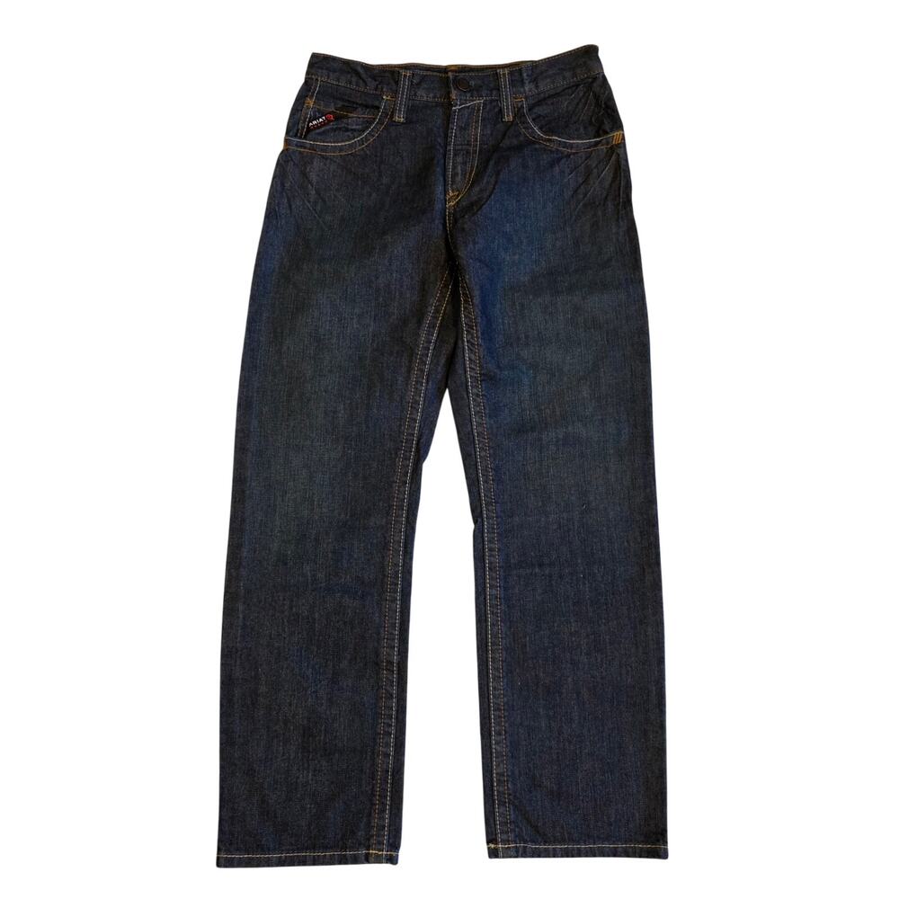 Ariat FR M3 Loose Straight Leg Work Jeans Dark Wash Flame Resistant 30/30 New